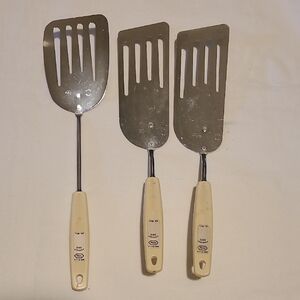 Foley Vintage Slotted Spatulas Bundle Of 3, Made In U.S.A.